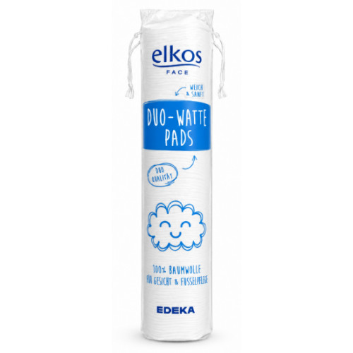 Ватні диски Elkos Face Duo-Watte Pads, 140 шт.